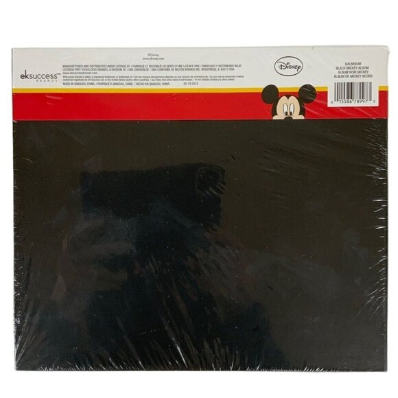 Disney Memories Mickey Mouse & Friends Scrapbook Album Black Sealed 8x8 Pages - Picture 2 of 6